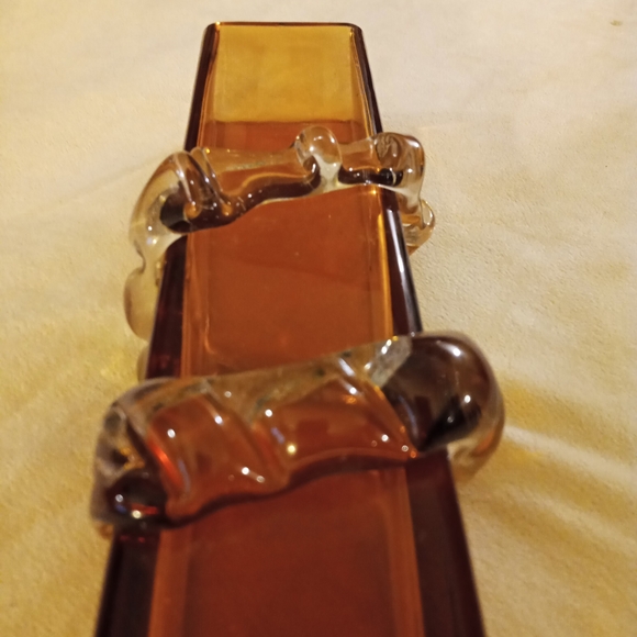 Vintage glass vase - Picture 4 of 11